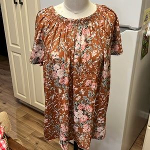 Large LOFT Floral Blouse #ZZ